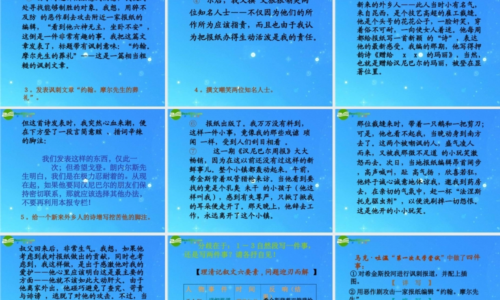 七年级语文上册(我的第一次文学尝试)精品课件 语文版 课件