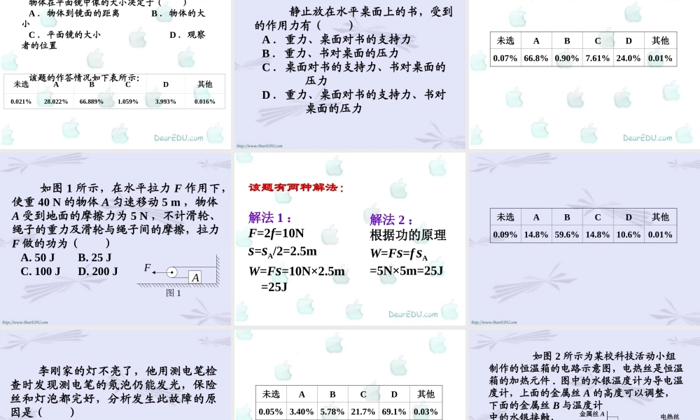 新课标如何进行中考物理总复习 试题