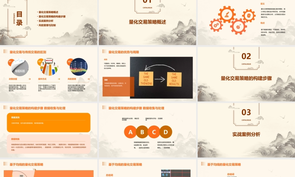 量化交易策略的构建实战(凯纳投资)课件