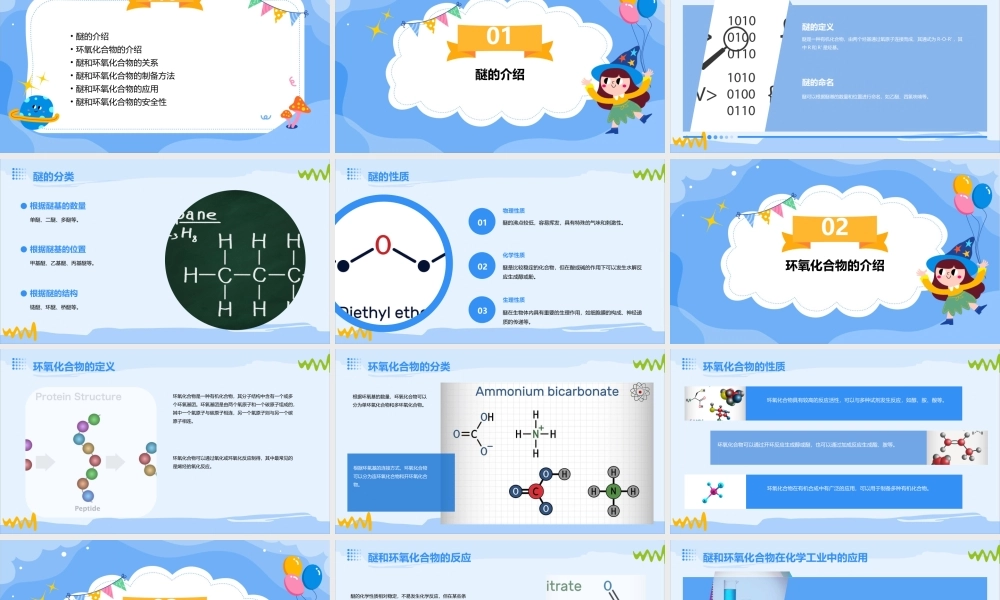 醚和环氧化合物课件