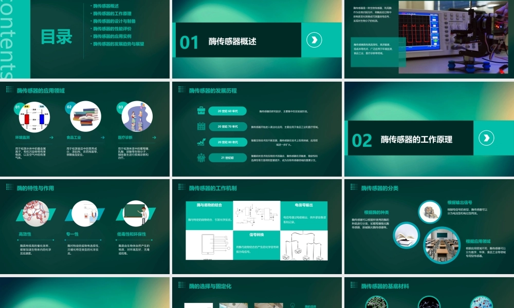 酶传感器工作原理图课件