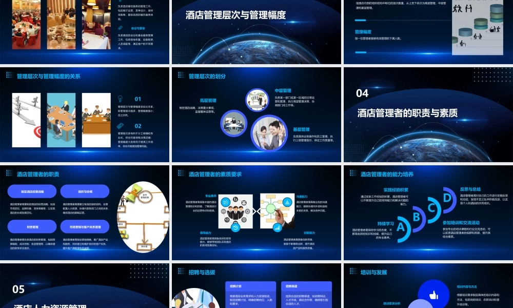 酒店组织结构及管理课件