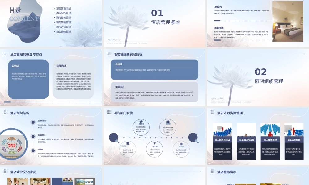 酒店管理教程课件