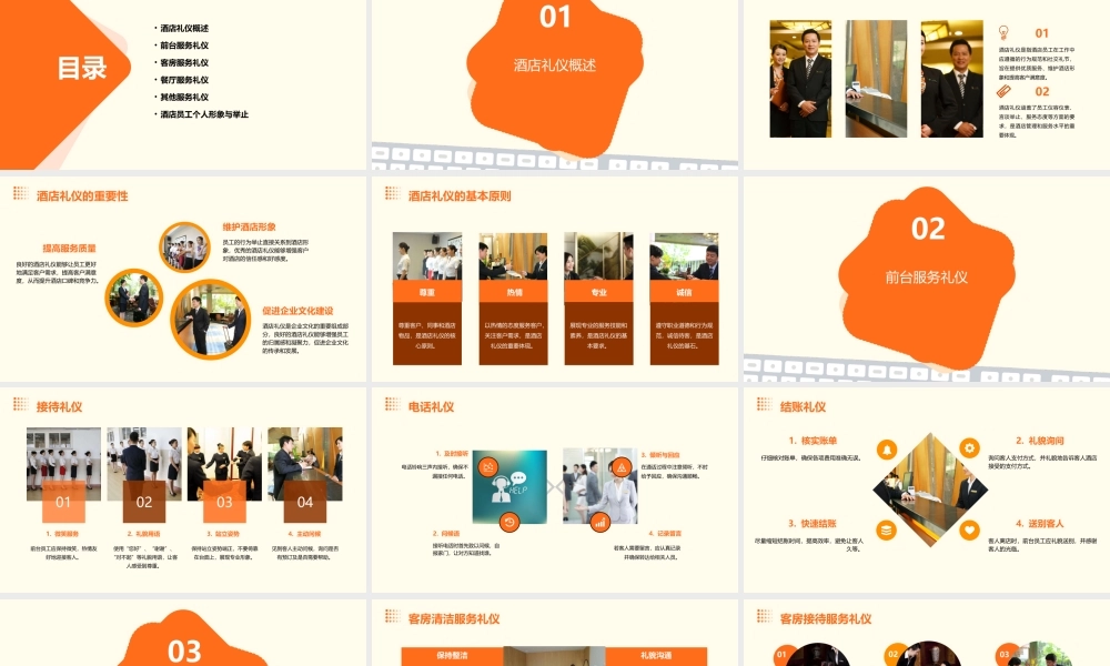 酒店礼仪知识课件