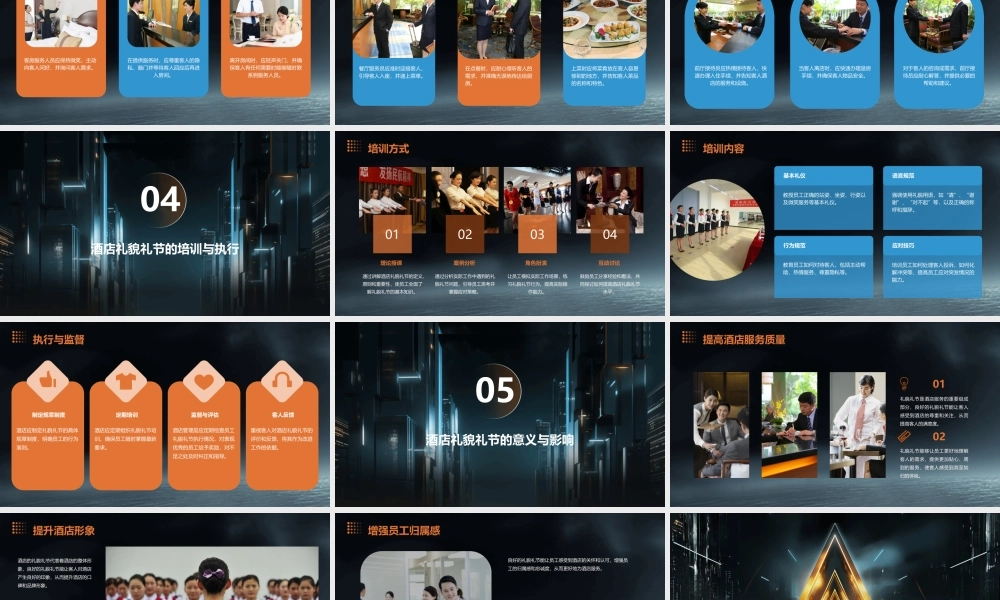 酒店礼貌礼节的标准课件