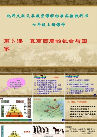 第6课夏商西周的社会与国家课件