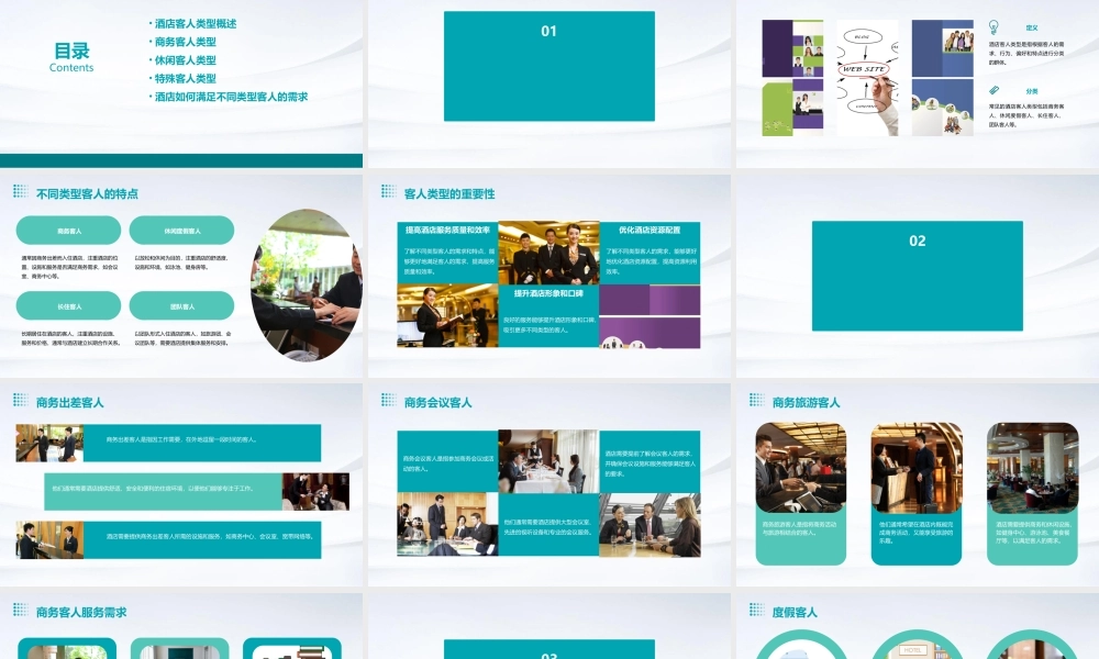 酒店客人的类型课件