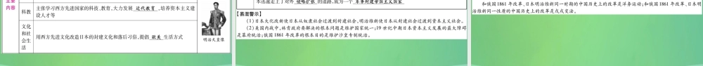 中考历史复习 第一篇 教材系统复习 4 世界古、近代史 第四学习主题 资产阶九年级统治的巩固与扩大讲解课件