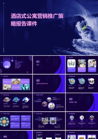 酒店式公寓营销推广策略报告课件