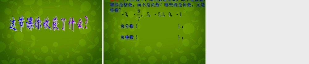 中学七年级数学上册 1.1 从自然数到有理数课件2 (新版)浙教版 课件