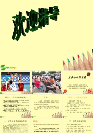 八年级政治下册 竞争合作谋发展课件 陕教版 课件