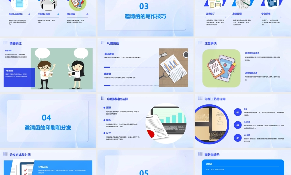 邀请函等的制作课件