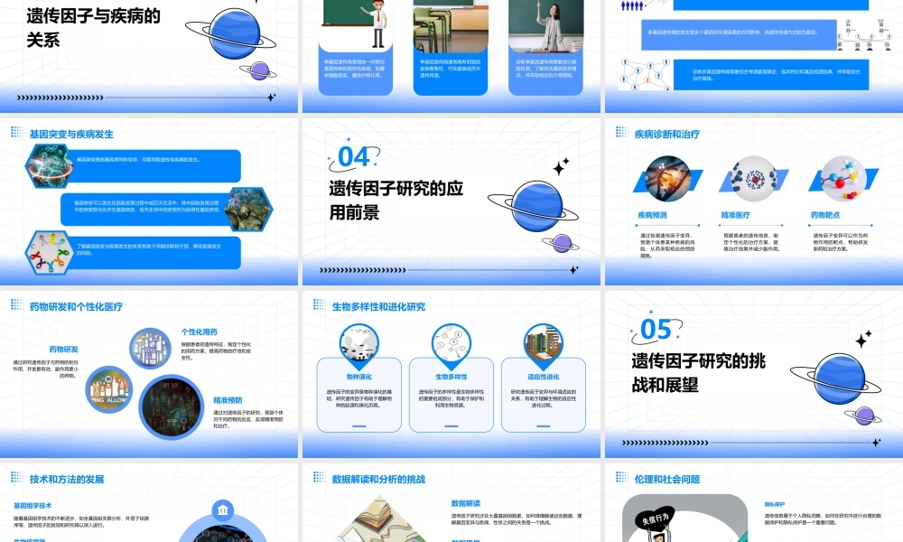 遗传因子的发现复习课件