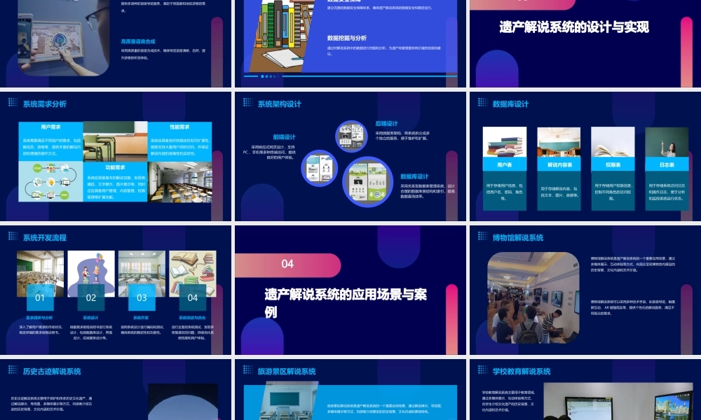 遗产解说系统课件
