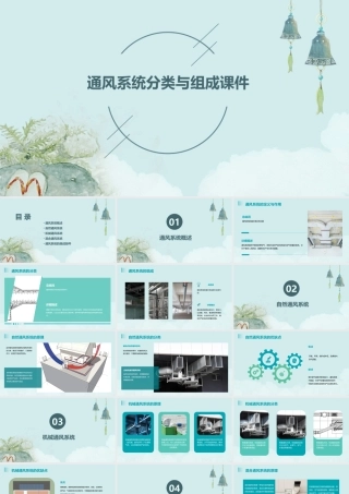 通风系统分类与组成课件