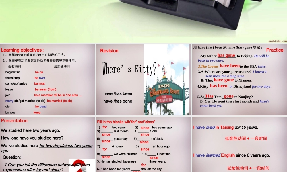 八年级英语下册(Unit 2 Travelling Grammer)课件 (新版)牛津版 课件