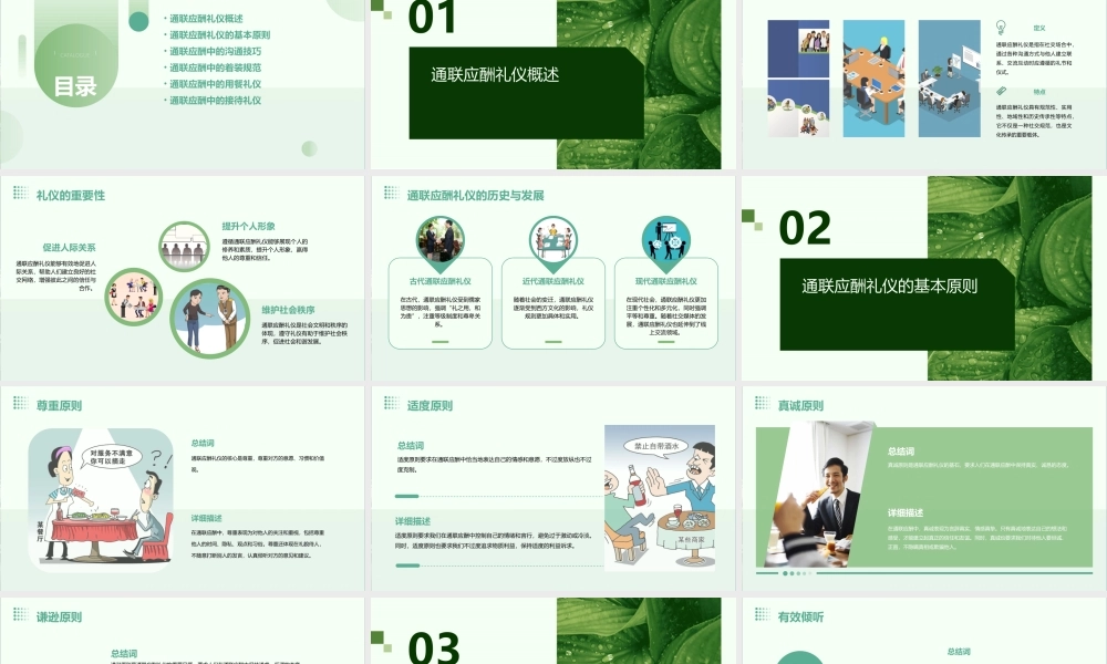 通联应酬礼仪资料课件