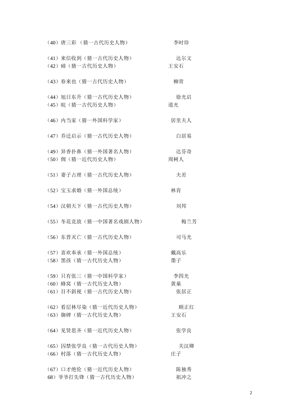 趣味历史谜语_第2页