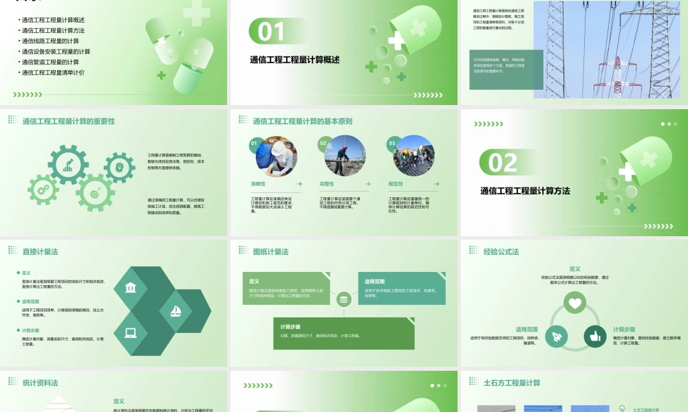 通信工程工程量的计算课件