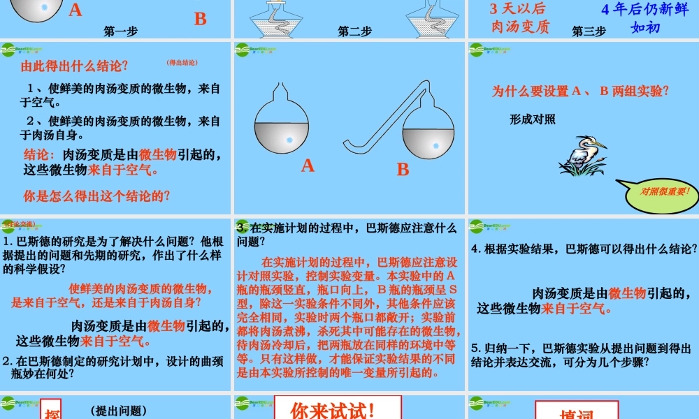 七年级生物上册 生物学的研究方法课件 济南版 课件