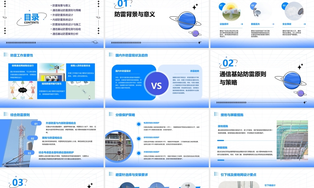 通信基站防雷方案课件