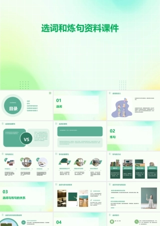 选词和炼句资料课件