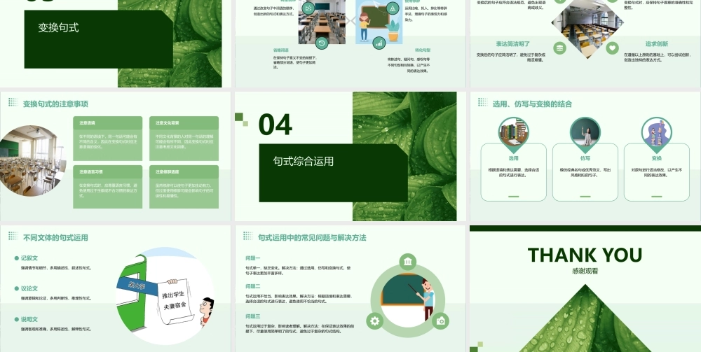 选用仿用变换句式课件