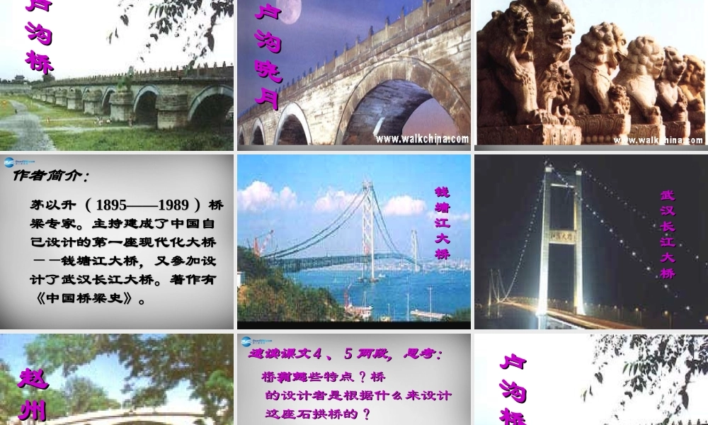 八年级语文上册 11 中国石拱桥课件 新人教版 课件