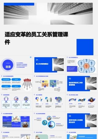 适应变革的员工关系管理课件