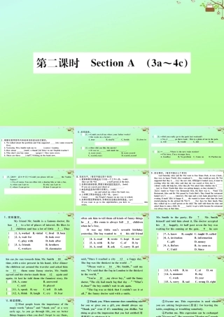 九年级英语全册 Unit 3 Could you please tell me where the restrooms are(第2课时)作业课件 (新版)人教新目标版 课件