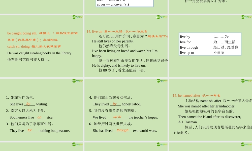 广东省高三英语第一轮总复习 Module6 Unit16 Stories(2)课件 北师大版 新课标 课件