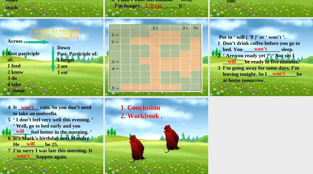 八年级英语Revision A Unit 3课件外研版 课件