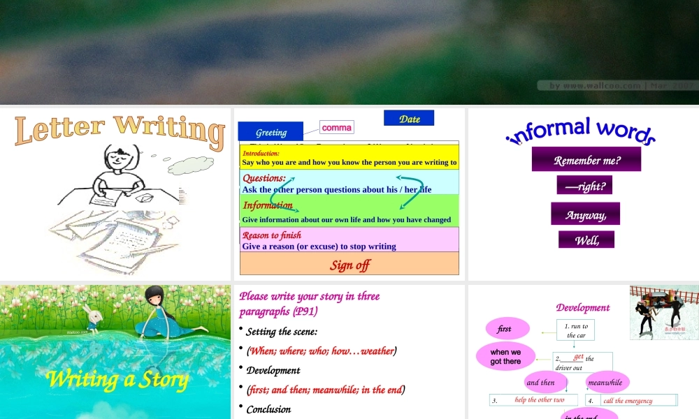 北京高一英语模块1期中复习-写作课件北师大版必定休矣 课件