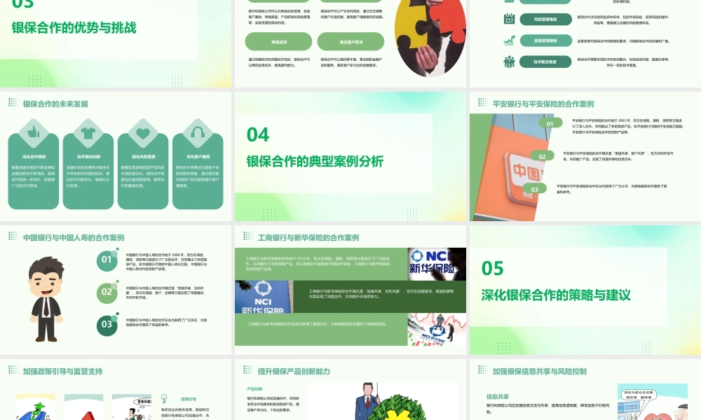 进一步认识银保合作的重要性课件