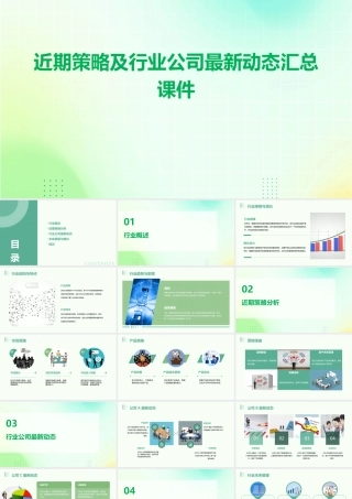 近期策略及行业公司最新动态汇总课件