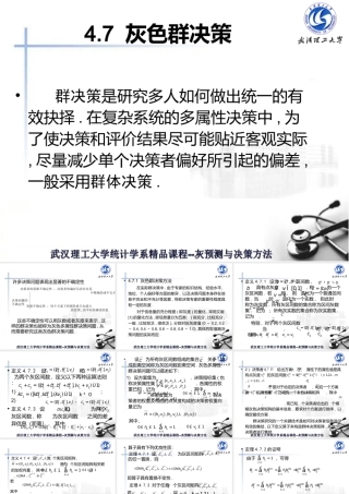 灰色群决策课件