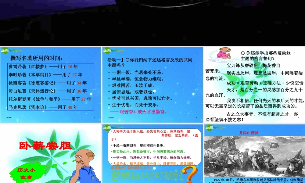 中考政治专题复习 艰苦奋斗 开拓创新课件 人教新课标版 课件