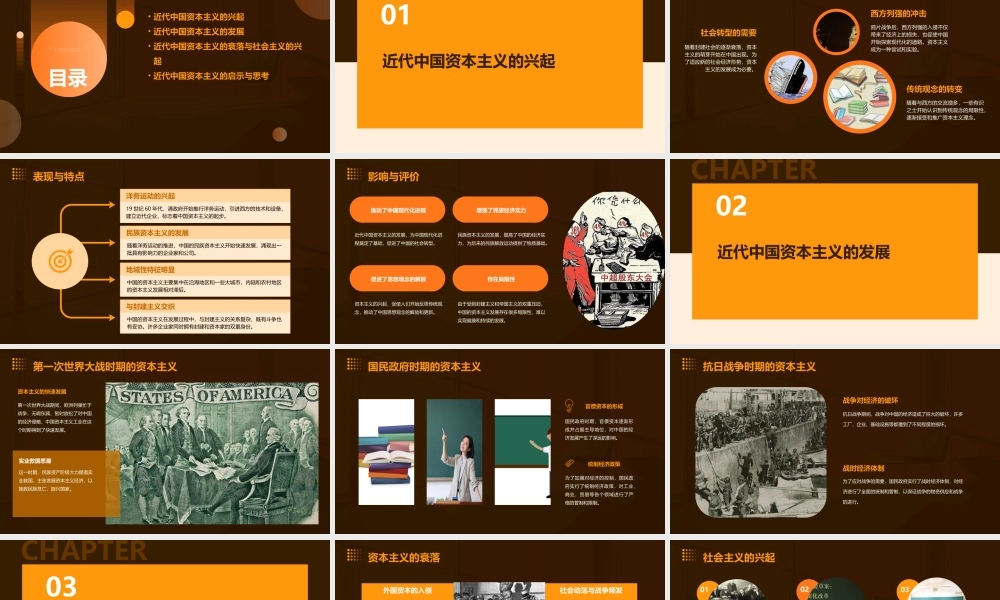 近代中国资本主义的曲折发展通用课件