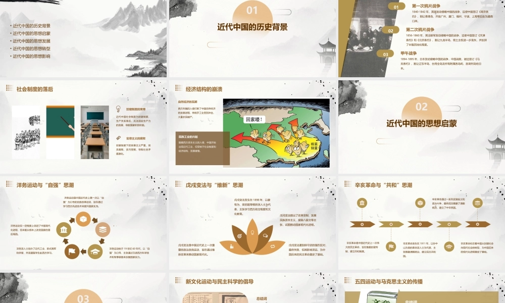 近代中国的思想进步历程课件 (2)