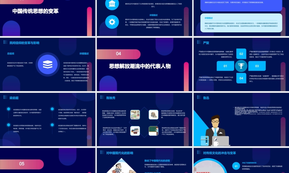 近代中国的思想解放潮流复习课课件