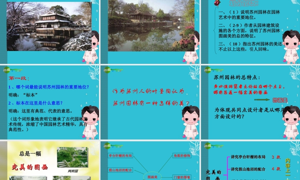 八年级语文上册 (西苏州园林)课件 人教新课标版 课件