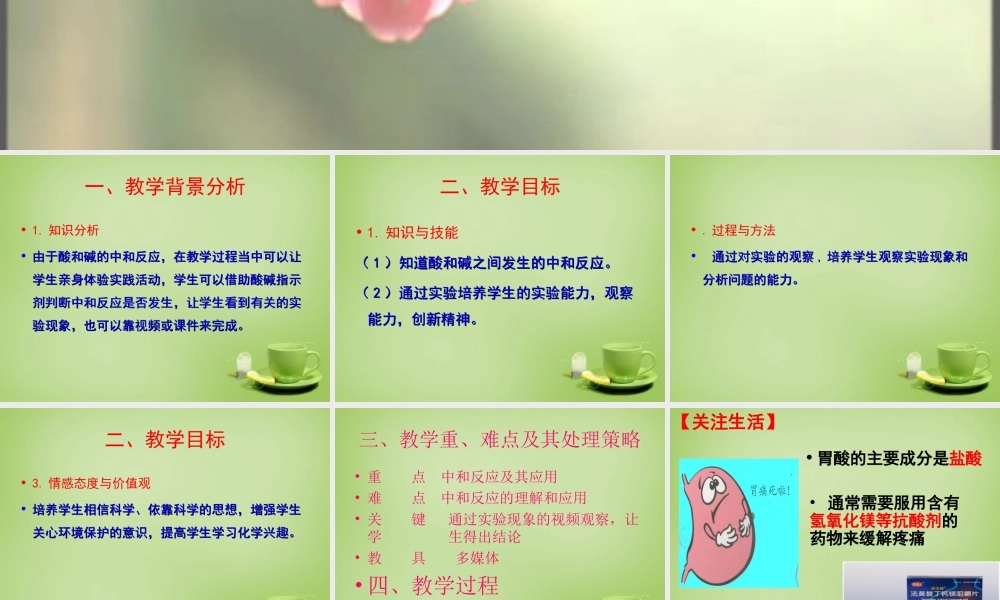 中考化学 第十单元 酸和碱复习课件 素材