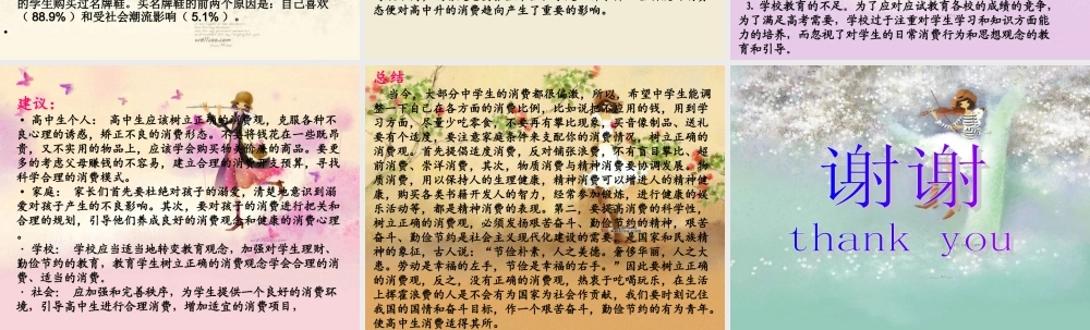 中学生消费情况调查·研究性学习