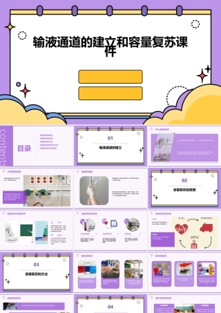 输液通道的建立和容量复苏课件