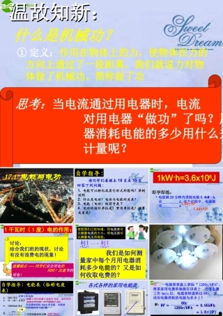九年级物理下册 171电能与电功课件 沪粤版 课件