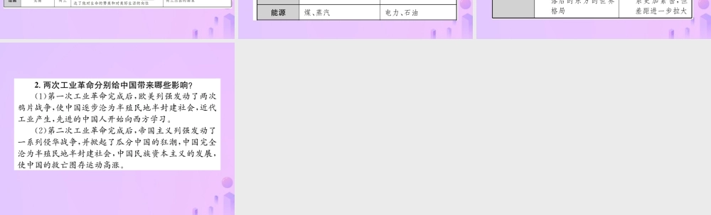 中考历史总复习 第二十一讲 第二次工业革命和近代科学文化课件 新人教版 课件