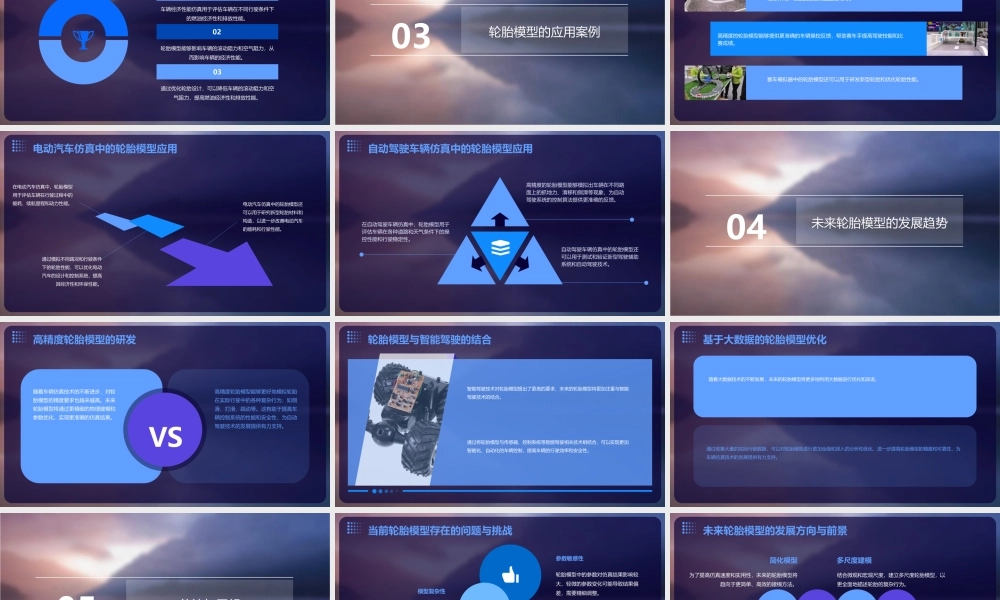 轮胎模型及在车辆仿真中的应用课件