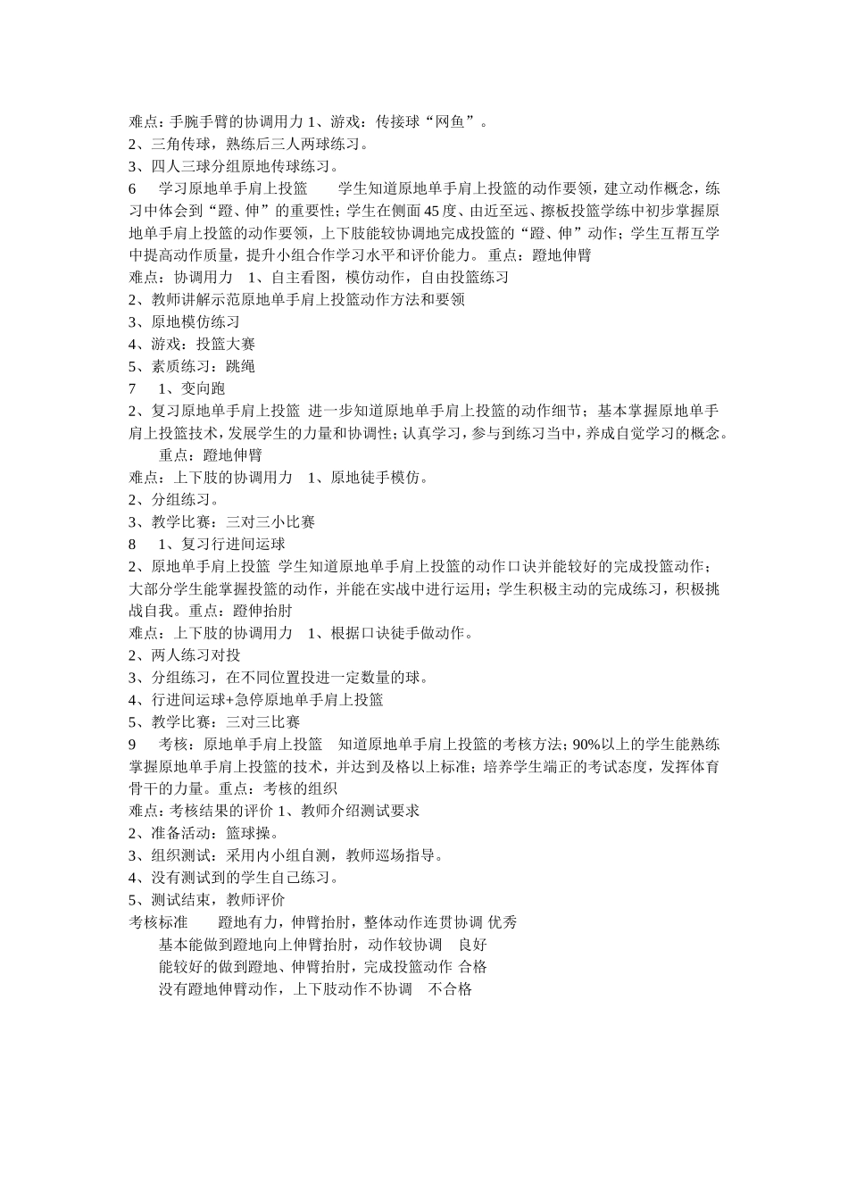 七年级篮球校本教案_第2页