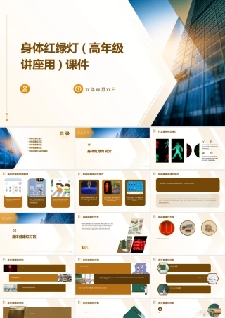 身体红绿灯(高年级讲座用)课件