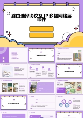 路由选择协议及IP多播网络层课件